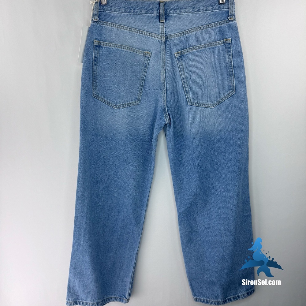 1229 NWT Ética Altin Loose Crop Jeans - High Rise - Size 29 - Ithaca - Picture 11 of 16